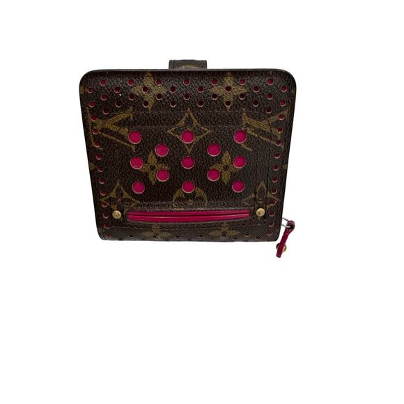 Louis Vuitton limited‑edition perforated Monogram compact zip wallet - Picture 1 of 6